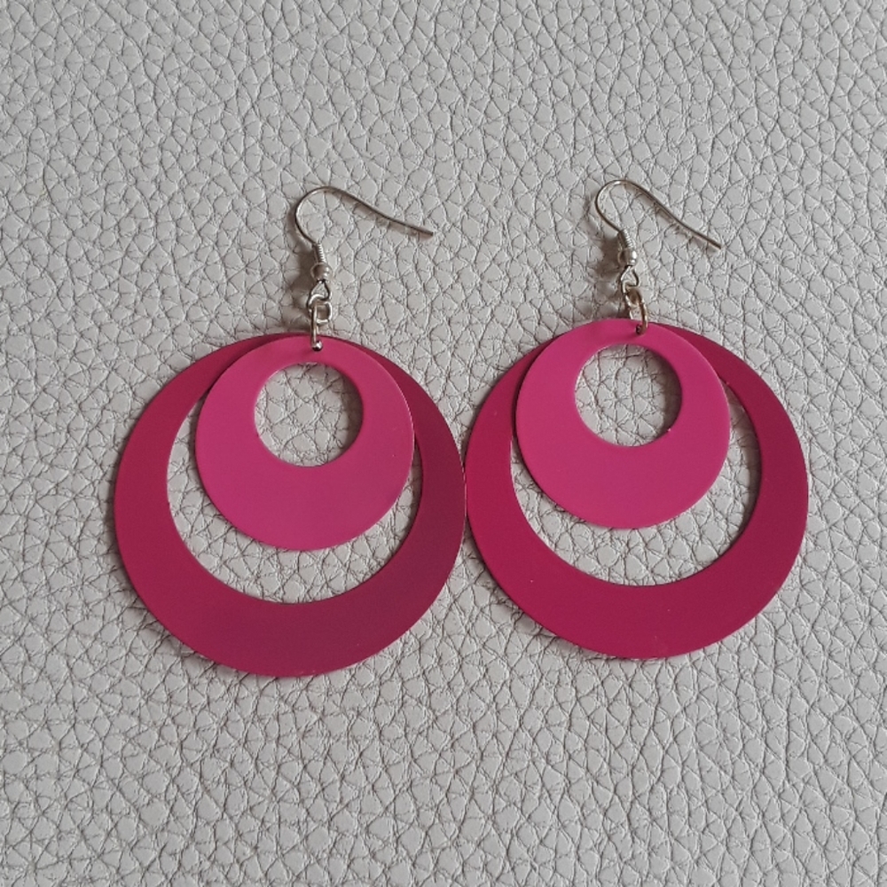 ♥️Y2K VINTAGE♥️pink earrings